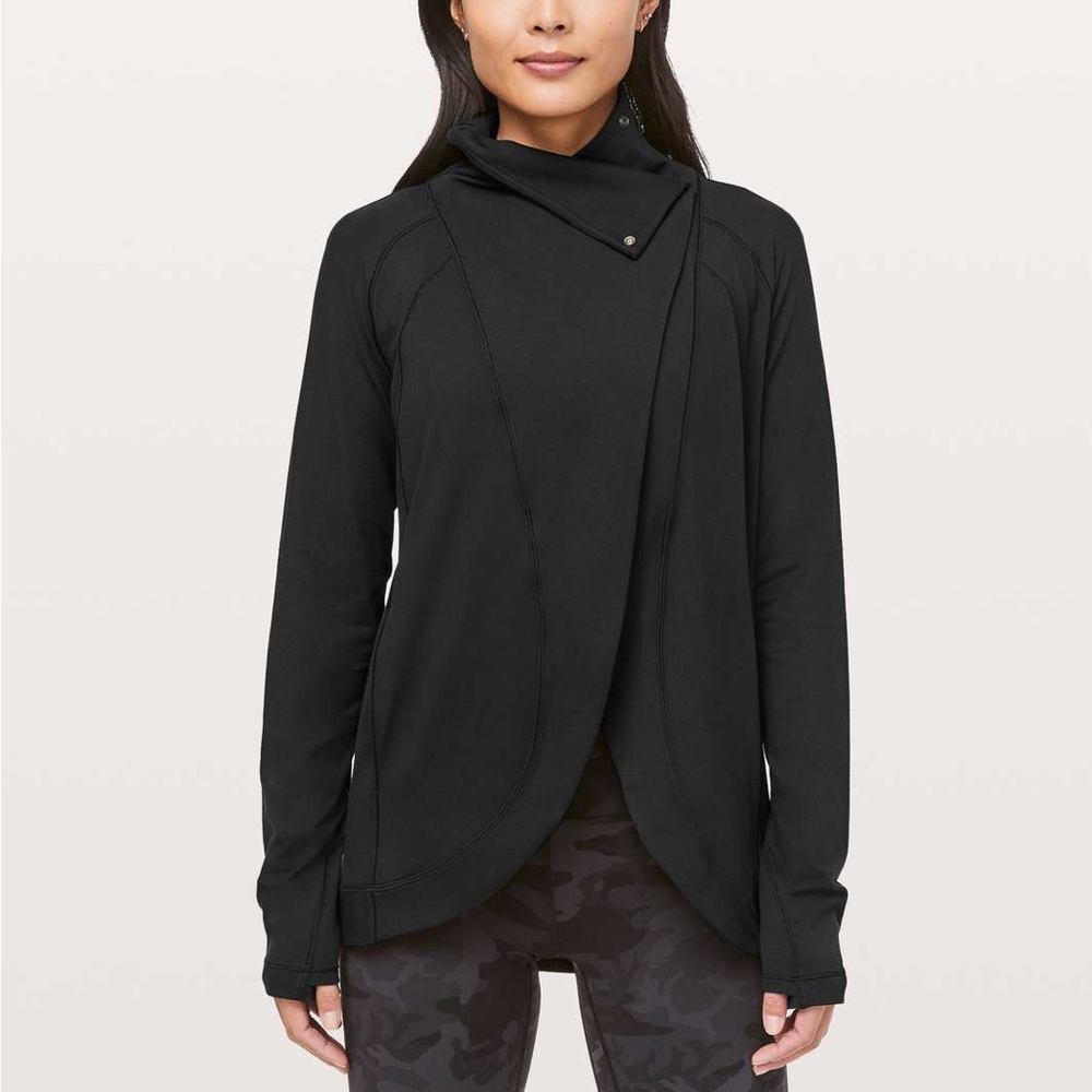 Lululemon rulu rally wrap in army green